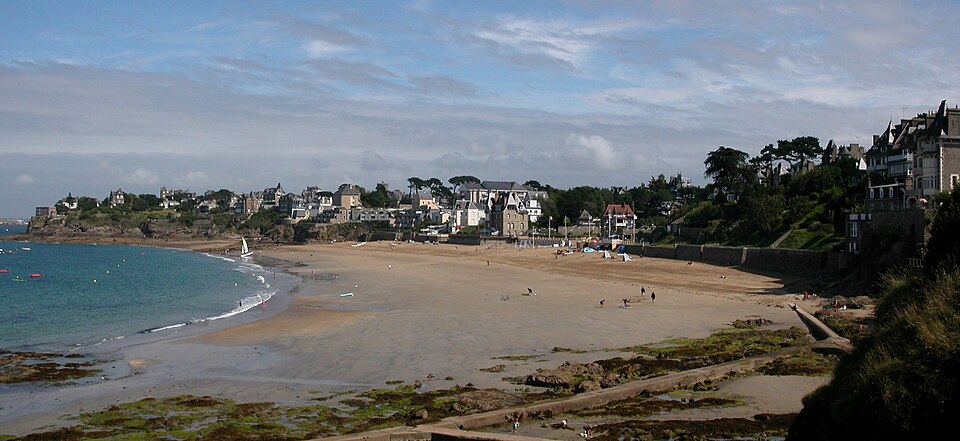 Plage de Saint-Énogat à Dinard