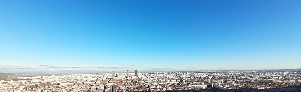 Panorama de Lyon depuis Fourvière